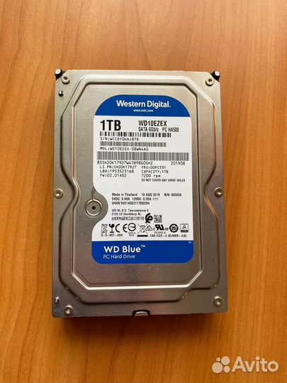 Жесткий диск Wd blue 1tb