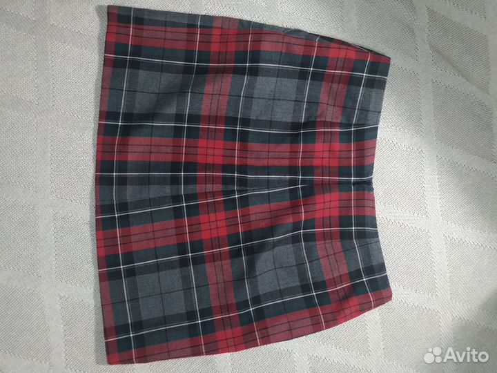 Юбка ASOS мини xs. В клетку