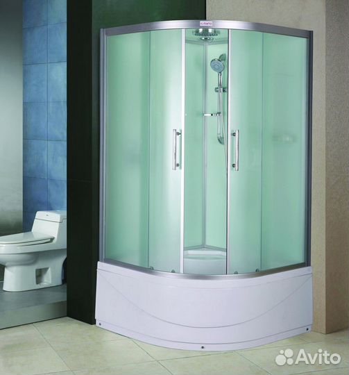Стеклянные дверки-стенки для душевых кабин