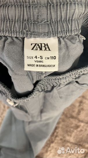 Брюки zara для девочки 110