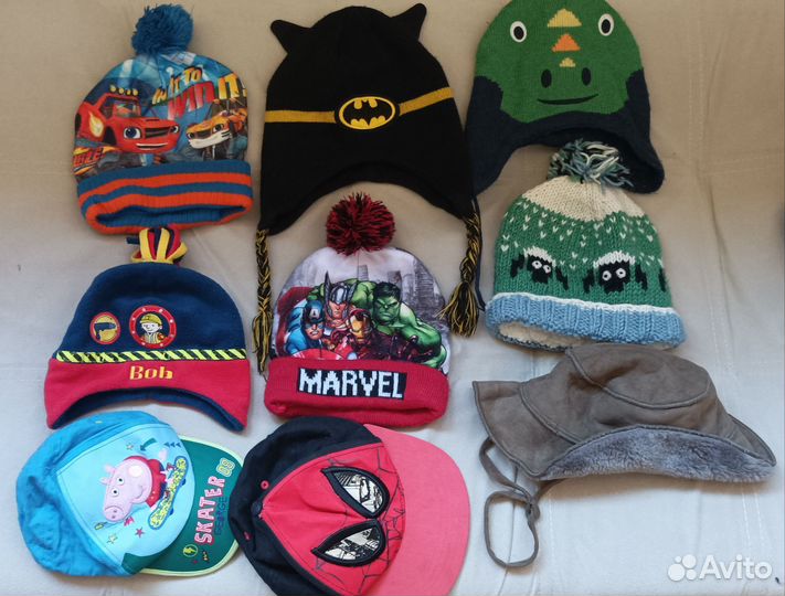 Шапки с супергероями