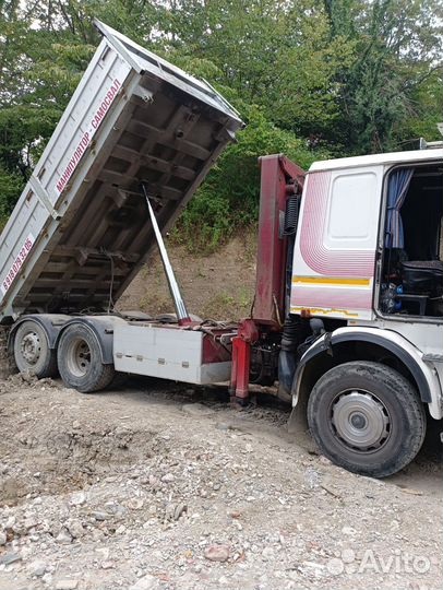 Scania 142H с КМУ, 1990