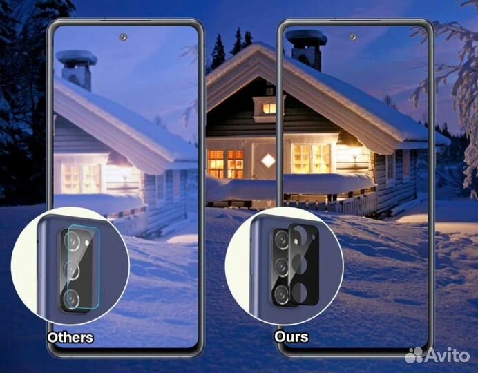 Защитное стекло для блока камер на Samsung S 20FE