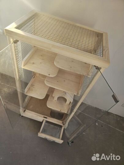 Витрина,клетка для шиншилл, дегу, крыс, грызунов