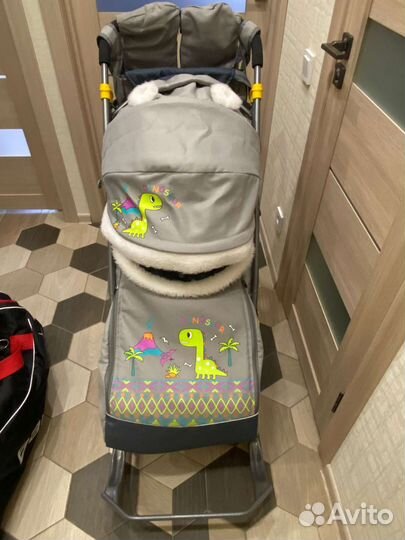 Коляска санки