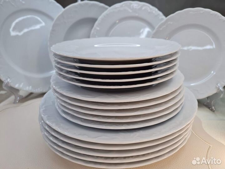 Тарелки десертн, закусочн, супов, обеденн. Cmielow