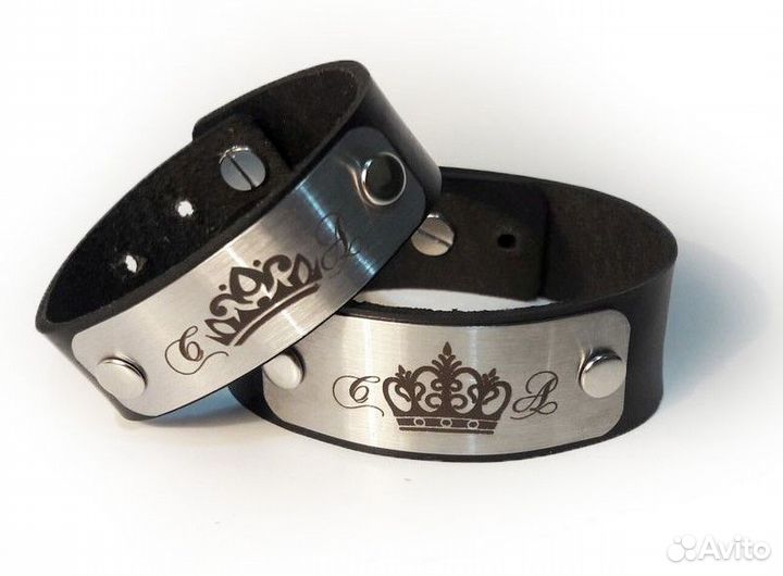 Браслет с гравировкой