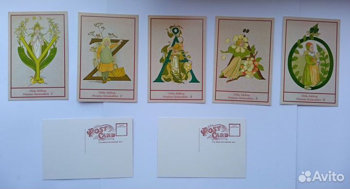 Открытки Оттилии Адельборг (Ottilia Adelborg)