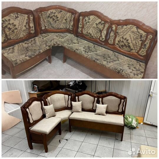 Перетяжка мягкой мебели