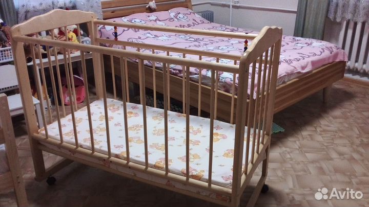 Детская кроватка 120х60 для новорожденных