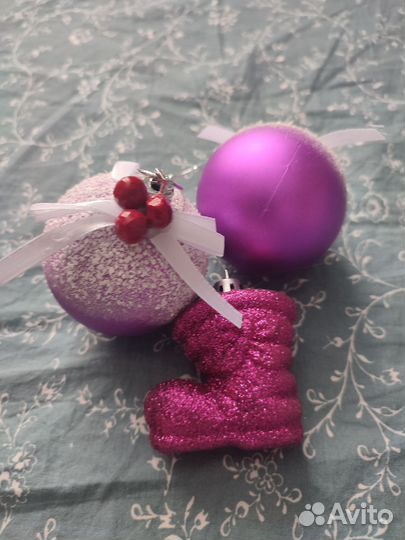 Новогодние ёлочные игрушки, диско шары