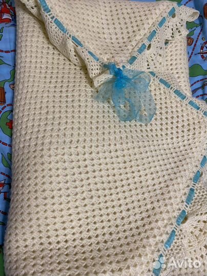 Конверт на выписку зимний вязаный