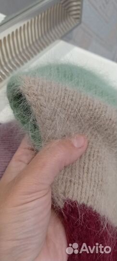 Косынка из пуха норки