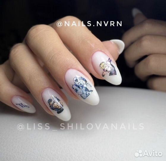 Маникюр наращивание ногтей