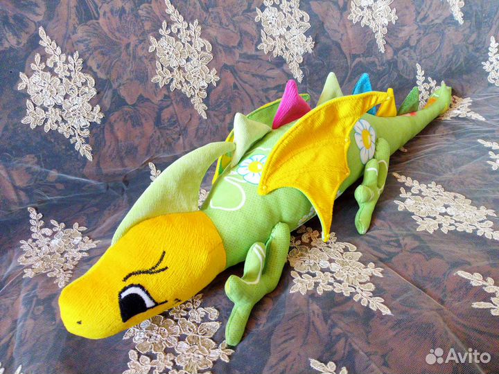 Дракон добряша.Подушка игрушка