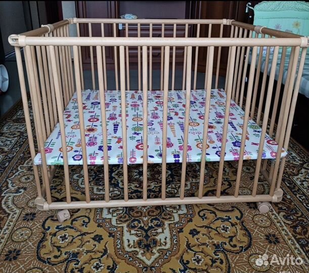 Детский деревянный манеж Geuther