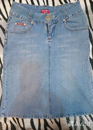 Юбка джинсовая