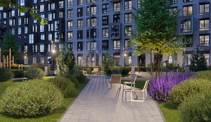 1-к. квартира, 41,6 м², 12/12 эт.