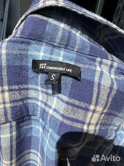 Фланелевая клетчатая рубашка JST