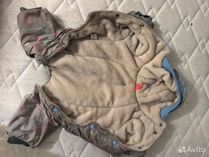 Зимний комбинезон для собаки + лежанка