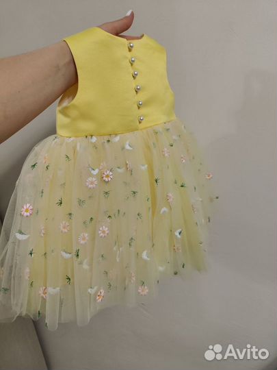 Детское нарядное платье 68 размер