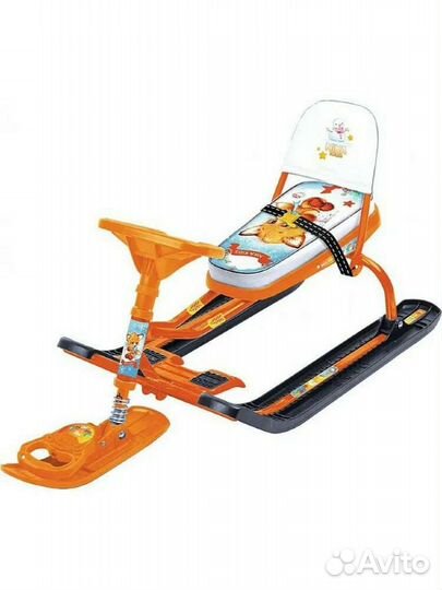 Новый снегокат тимкаспорт 4-1 со спинкой, до 100кг