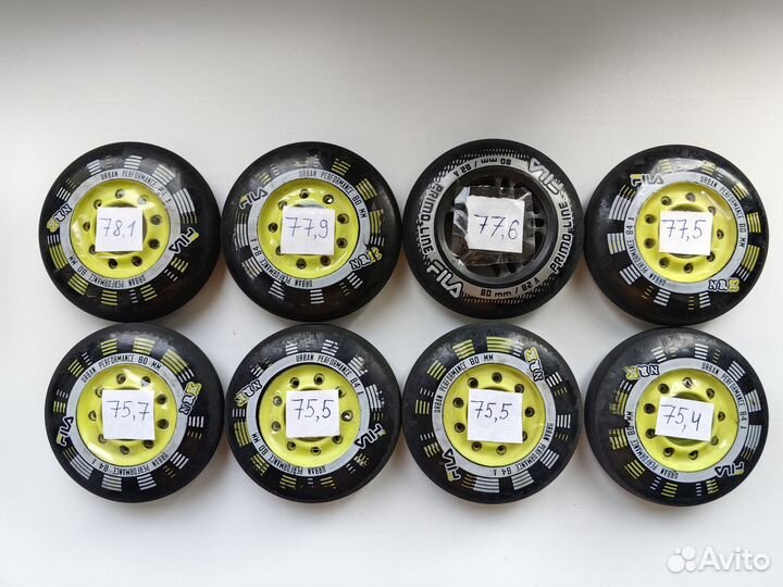 Колеса Fila для роликовых коньков с подшипниками