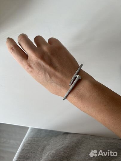 Браслет гвоздь серебро