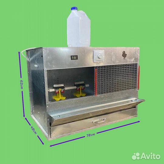 Брудер для цыплят и перепелов (бр-1-оц)