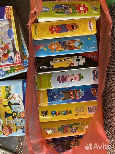 Пазл пакетом 12 шт