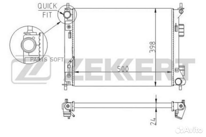 Радиатор охлаждения Хендай ix20 10