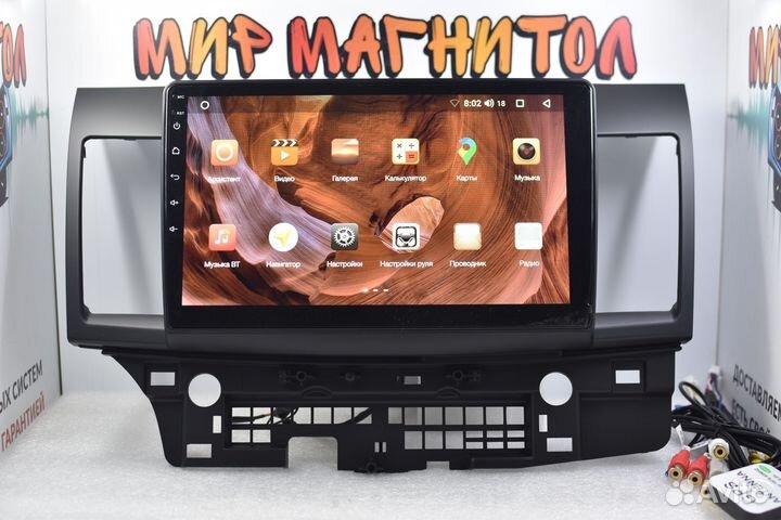 Магнитола Mitsubishi Lancer 10 android IPS