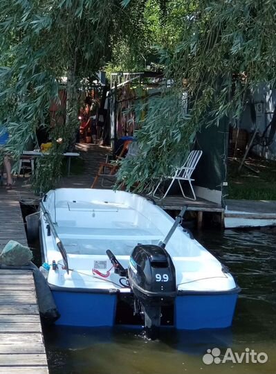 Лодка Кайман 350 с мотором Гладиатор