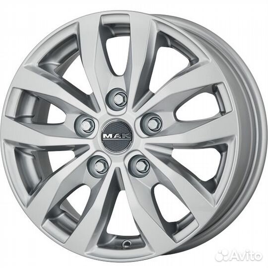 Диски MAK Load 5 6.5x16 5*120 ET50 DIA65.1 Silver Литой