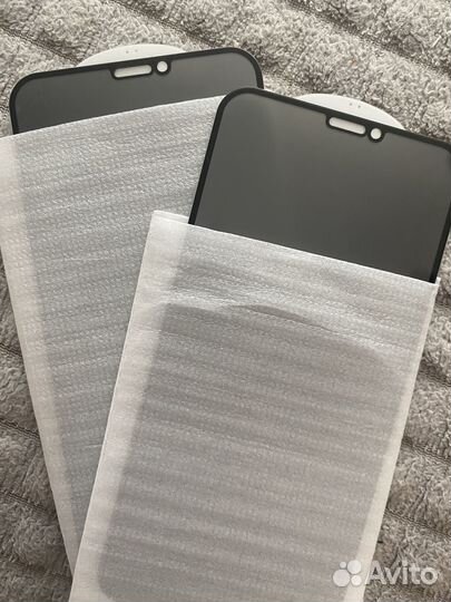 2 Защитных стекла iPhone 11 pro антишпион