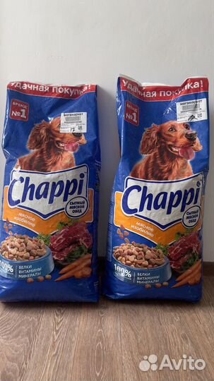 Сухой корм для собак Chappi 15кг