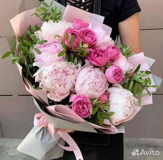 Пионы Розы Доставка