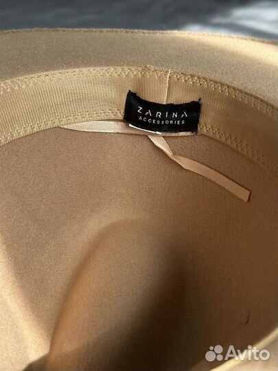 Шляпа фетровая женская бежевая Zarina