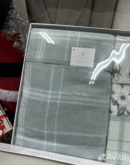 Постельное белье + плед. Хлопок 100 Турция