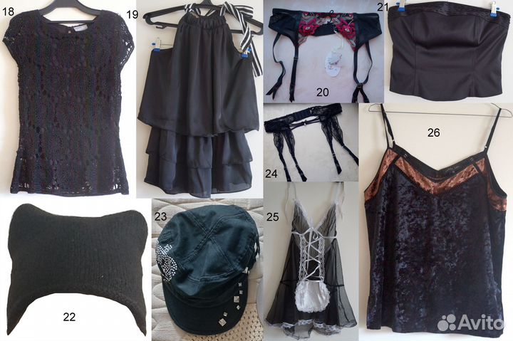 Одежда готика винтаж y2k XS/S/M/L