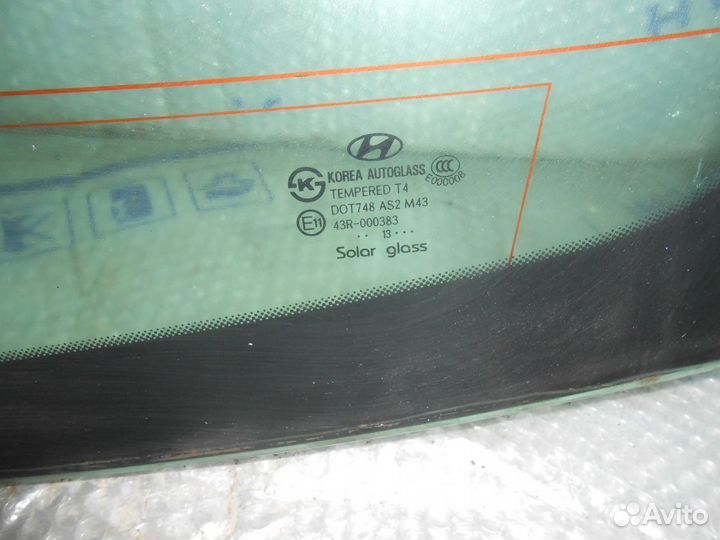Стекло заднее Hyundai Equus (Хендай Экус)