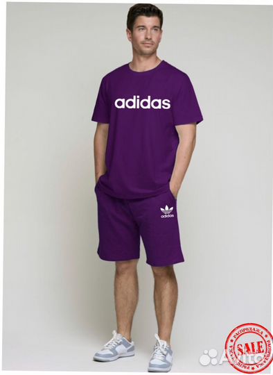 Спортивный костюм adidas (футболка+шорты)