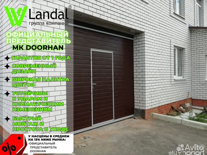 Секционные ворота