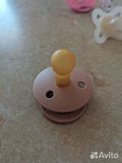 Соска пустышка bibs 0-6 латексная