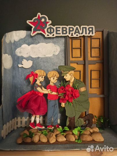 Поделка на 23 февраля в детский сад/школу
