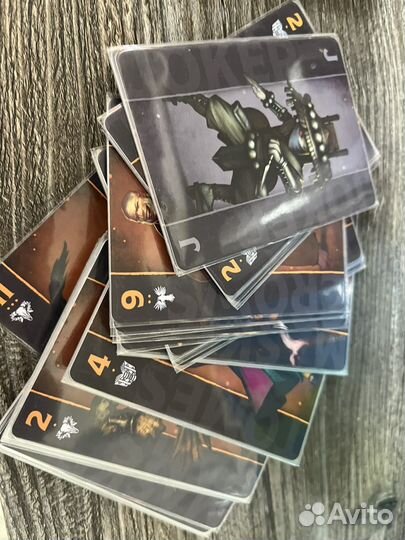 Malifaux fate deck. Ten thunders