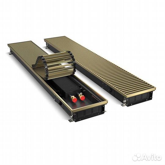 Внутрипольный конвектор с естественной конвекцией