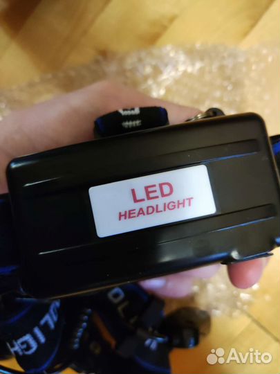 Налобный фонарь аккумуляторный