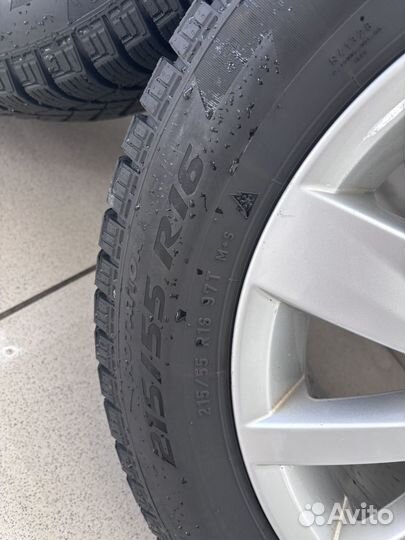 Зимний комплект колёс 215/55 R16 Pirelli
