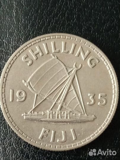 Фиджи Шиллинг 1935г Серебро